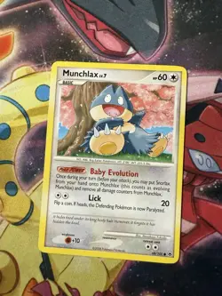 Munchlax 68/100 Diamond & Pearl Majestic Dawn Common Pokemon Card - LP - Image 1
