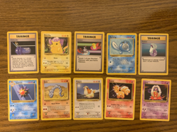 10 VINTAGE Pokemon Cards from Various Classic Sets!! - Image 1