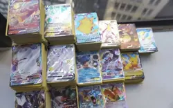 Pokemon Card Lot 100 OFFICIAL TCG Cards + Ultra Rare | VMAX GX EX VSTAR OR V! - Image 1