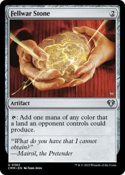 Fellwar Stone -Foil Light Play MTG Commander Masters - Image 1