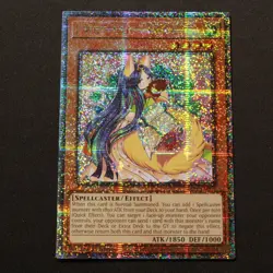 Yugioh! Fairy Tale Luna Quarter Century 1st Ed Secret Rare Card RA01-EN009 NM - Image 1