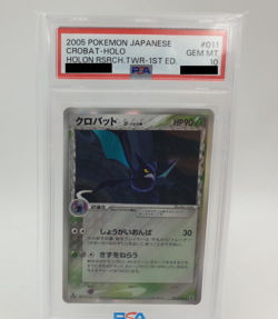 Crobat 011/086 PSA 10 Holo 2005 1st Edition Holon Research Tower JP Pokemon Card - Image 2