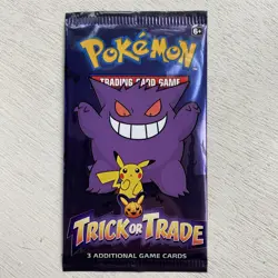 Pokemon Trick or Trade 3 Card Mini Booster Pack - Factory Sealed/Unopened 2022 - Image 1