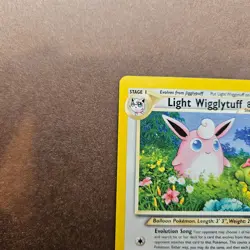 Light Wigglytuff 54/105 Pokemon Neo Destiny Card - LP - Image 2