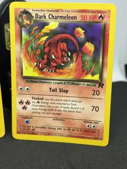 Pokemon TCG Dark Charmeleon and Charmander Team Rocket 2 Card Lot 32/82 50/82 LP - Image 5