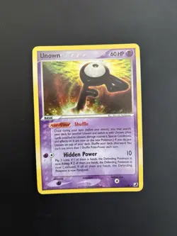 Pokemon TCG Unown 1/28 Holo Rare Card Unseen Forces (F) - Image 1