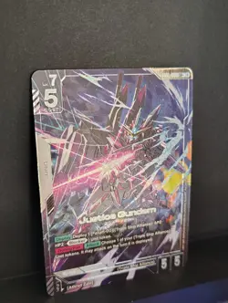 Justice Gundam (LR+) GD01-066 - Newtype Rising - Gundam TCG Card Game *English - Image 3