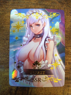 SSR Beautiful Waifu Card - Belfast - Goddess Story Genshin Impact FOIL - Image 1