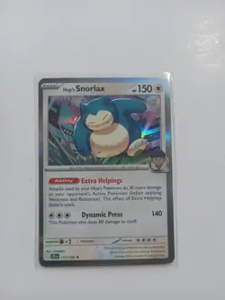 Hop's Snorlax 117/159 Holo Journey Together NM Pokemon Card - Image 1