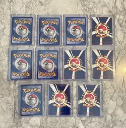 11 Card Vintage Pokemon Card Holo Lot WOTC English Japanese - Image 2