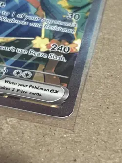 Hop's Zacian ex 186/159 Journey Together Pokemon Card Ultra Rare SIR - Image 3
