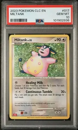 PSA 10 GEM MINT Miltank 017/034 CLC TCG Classic HOLO Pokemon Card - Image 1