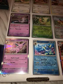 Lot Of 18 Eevee Leafeon Sylveon Glaceon Flareon Vaporeon Umbreon Pokemon Cards - Image 2