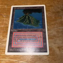 Magic the Gathering, Volcanic Island, Unlimted Edition - Image 3