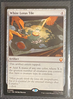 White Lotus Tile Avatar: The Last Airbender Mythic Non-Foil MTG TLA #262 NM/M - Image 1