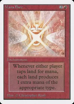 MTG Mana Flare Unlimited Magic the Gathering - Image 1