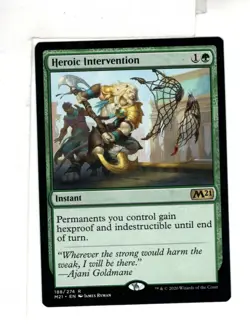 MTG SkeenAB Heroic Intervention from M21. NM. - Image 1