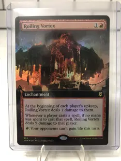 Roiling Vortex (Extended Art) Zendikar Rising ? FOIL MTG ?? Pack Fresh! - Image 1