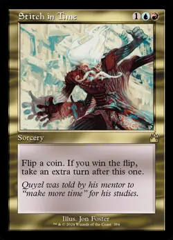 MTG Stitch in Time - Retro Frame NM-Mint Ravnica Remastered - Image 1