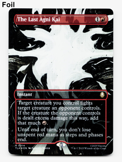 The Last Agni Kai (Borderless) - FOIL - [Avatar: The Last Airbender] MTG ?? - Image 1
