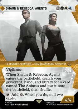 Shaun & Rebecca, Agents-Assassin'S Creed-Borderless-Foil-152-LP - Image 1