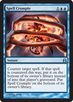 [4x] Spell Crumple Near Mint, English Commander 2011 MTG Magic - Image 1