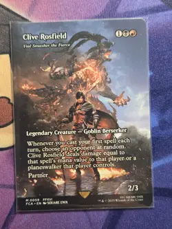 MTG: Clive Rosfield Vial Smasher the Fierce Final Fantasy, NM Non-Foil - Image 1