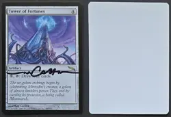SIGNED MtG Magic Matt Cavotta Mirrodin Artist Proof _ TOWER OF FORTUNES _ 1/50! - Image 1