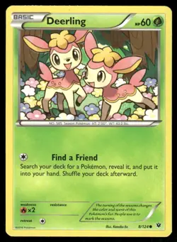 Fates Collide Pokemon TCG Deerling Common Regular - Image 1