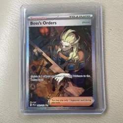 Pokemon Paldea Evolved Boss's Orders 265/193 Special Illustration Rare🔥📈 - Image 1