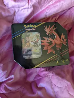 Pokemon TCG Crown Zenith Tin. Galarian Zapdos. Brand new and factory sealed. - Image 1