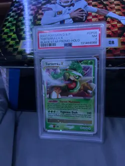 Pokemon Torterra LV.X Diamond & Pearl Black Star Promo DP09 2007 PSA 7 - Image 1