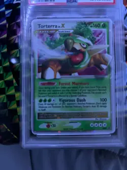 Pokemon Torterra LV.X Diamond & Pearl Black Star Promo DP09 2007 PSA 7 - Image 3
