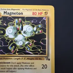Pokemon Vintage Non-holo Rare Fossil Magneton 26/62 WoTC 1999 - Image 3