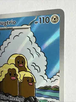 Alolan Dugtrio Illustration Rare SV08: Surging Sparks 208/191 NM Pokemon - Image 3