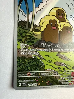 Alolan Dugtrio Illustration Rare SV08: Surging Sparks 208/191 NM Pokemon - Image 5