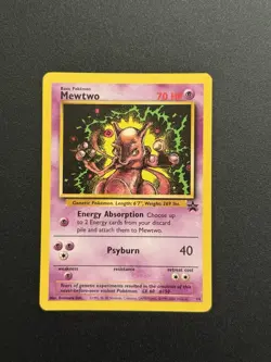 2000 POKEMON BLACK STAR MOVIE PROMO MEWTWO #14 🔮 MP - Image 1