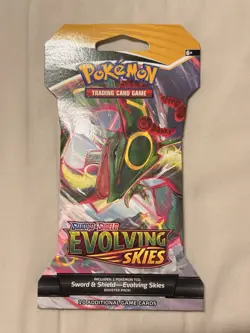 Pokemon TCG Evolving Skies Sleeved Booster Pack New Sealed - Image 1