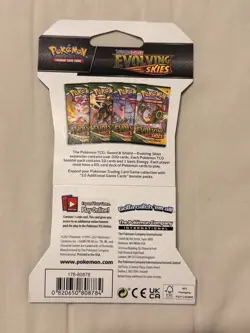 Pokemon TCG Evolving Skies Sleeved Booster Pack New Sealed - Image 2