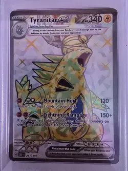 Tyranitar ex 211/197 SV03: Obsidian Flames Holo for sale online - Image 2