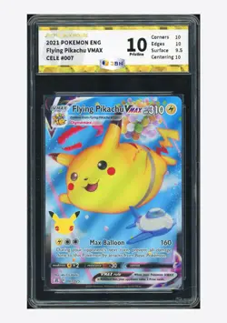Pokemon JBH 10 PRISTINE Flaying Pikachu VMAX Holo 2021 007/025 Celebrations ENG - Image 1