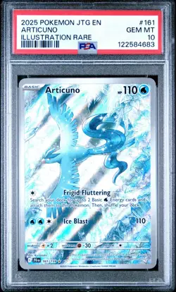 Pokemon Articuno 161/159 Illustration Rare Sv09 Journey Together PSA 10 GEM MINT - Image 1