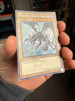 US Seller NIKE YuGiOh! Promo Red-Eyes Black Dragon 2025 Yu-Gi-OH NKC1-EN001 NM - Image 2