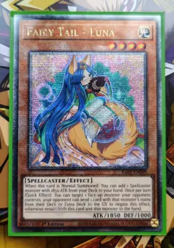 Fairy Tail - Luna (Quarter Century Secret Rare) - RA01-EN009 - Yu-Gi-Oh TCG - Image 1