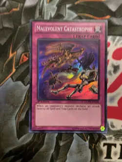Yugioh! NM Malevolent Catastrophe - LCYW-EN148 - Super Rare - 1st Edition NM - Image 1