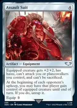MTG Universes Beyond: Warhammer 40,000 - Assault Suit - Image 1