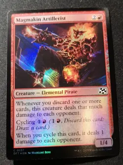 Magmakin Artillerist - Foil - DFT - MTG - EN - NM - 0137 - Image 1