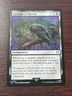 1x REVENGE OF RAVENS - Lord of the Rings - MTG - Magic the Gathering - Image 1