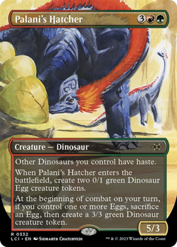 Palani's Hatcher (Borderless) [The Lost Caverns of Ixalan] - Image 1