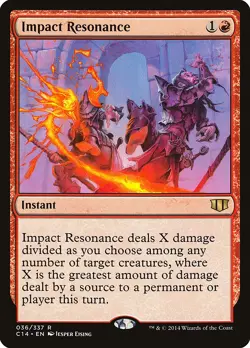 Impact Resonance Commander 2014 NM Red Rare MAGIC THE GATHERING CARD ABUGames - Image 1